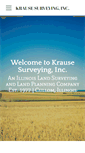 Mobile Screenshot of krausesurveying.com